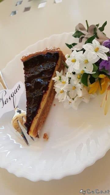 Cheesecake ai mirtilli con cottura (ovvero torta della zia anna) by amalia