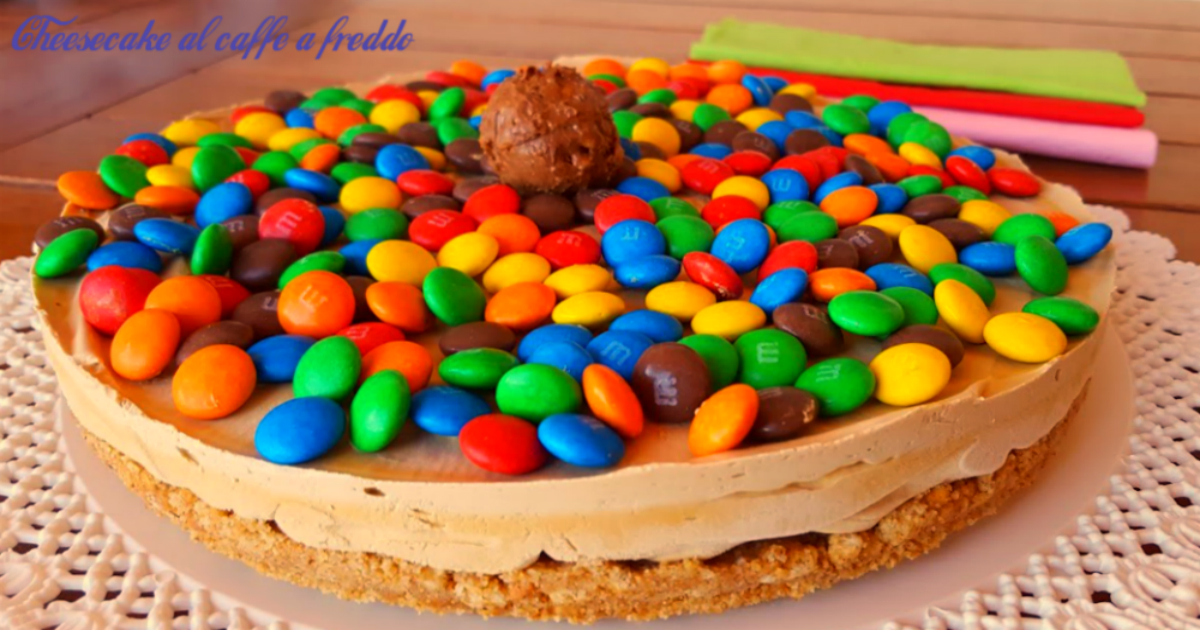 Cheesecake al caffè m&m (smarties)