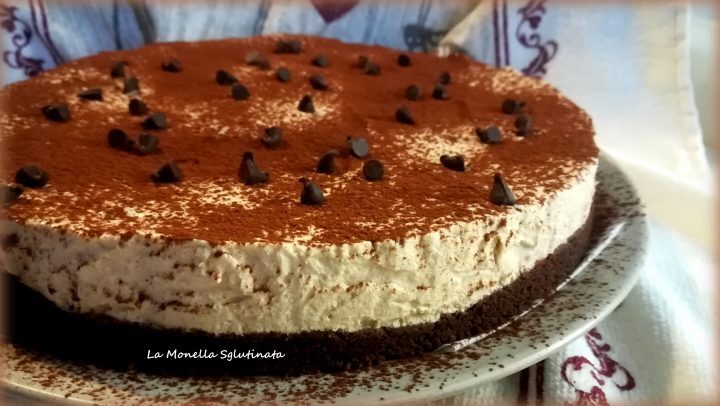 Cheesecake al caffè senza glutine