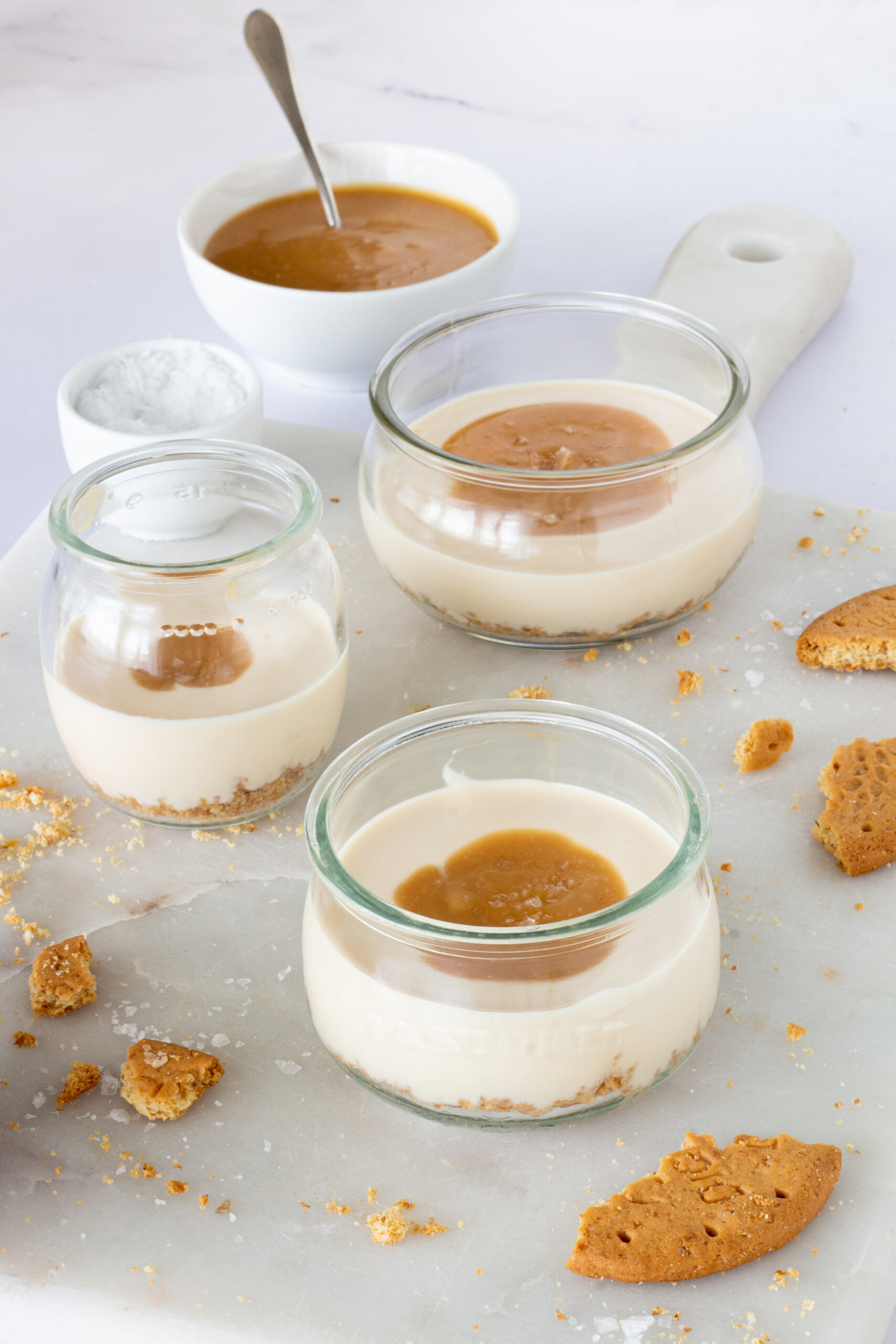 CHEESECAKE AL CARAMELLO SALATO MONOPORZIONE
