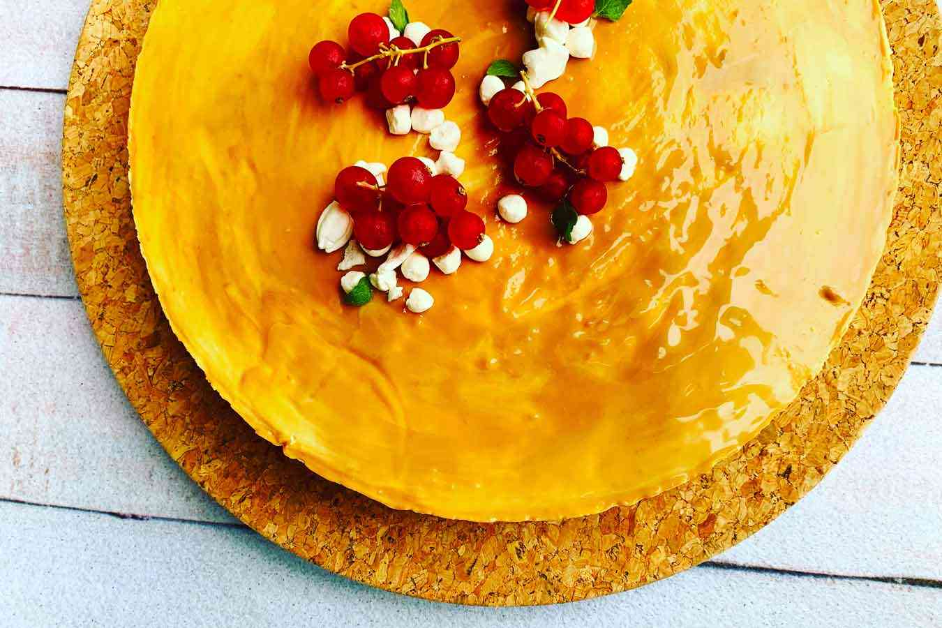Cheesecake al caramello salato senza cottura