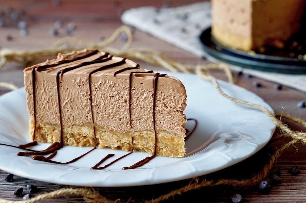 Cheesecake al cioccolato al latte