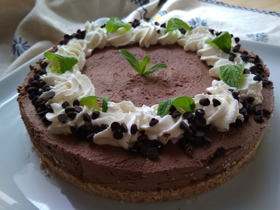 Cheesecake al cioccolato senza cottura