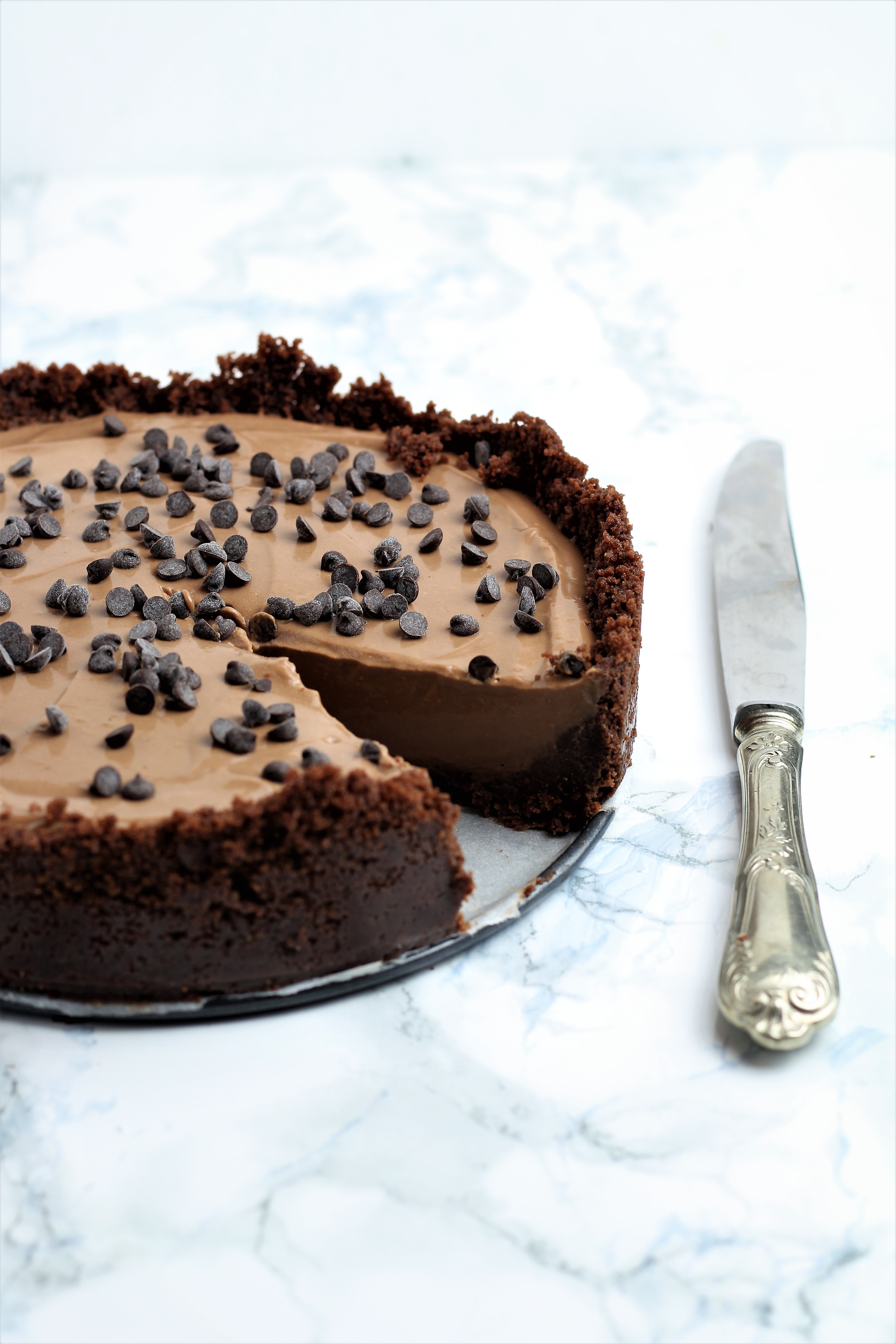 Cheesecake al cioccolato senza cottura