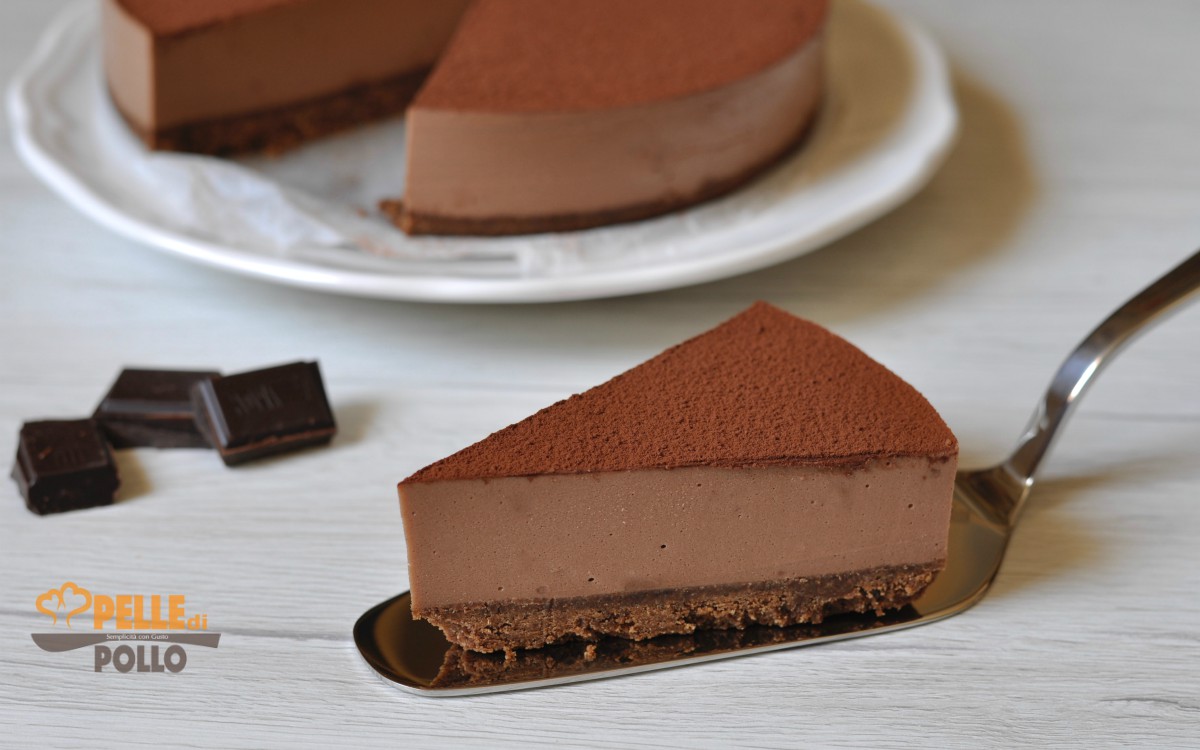 Cheesecake al cioccolato senza cottura