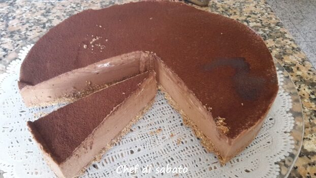 Cheesecake al cioccolato senza cottura