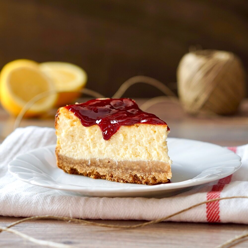 Cheesecake al limone e frutti di bosco