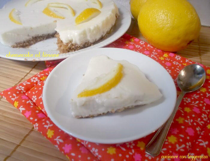 Cheesecake al limone