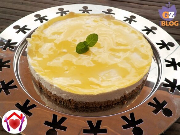 Cheesecake al limone senza colla di pesce