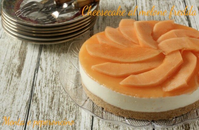 Cheesecake al melone fredda