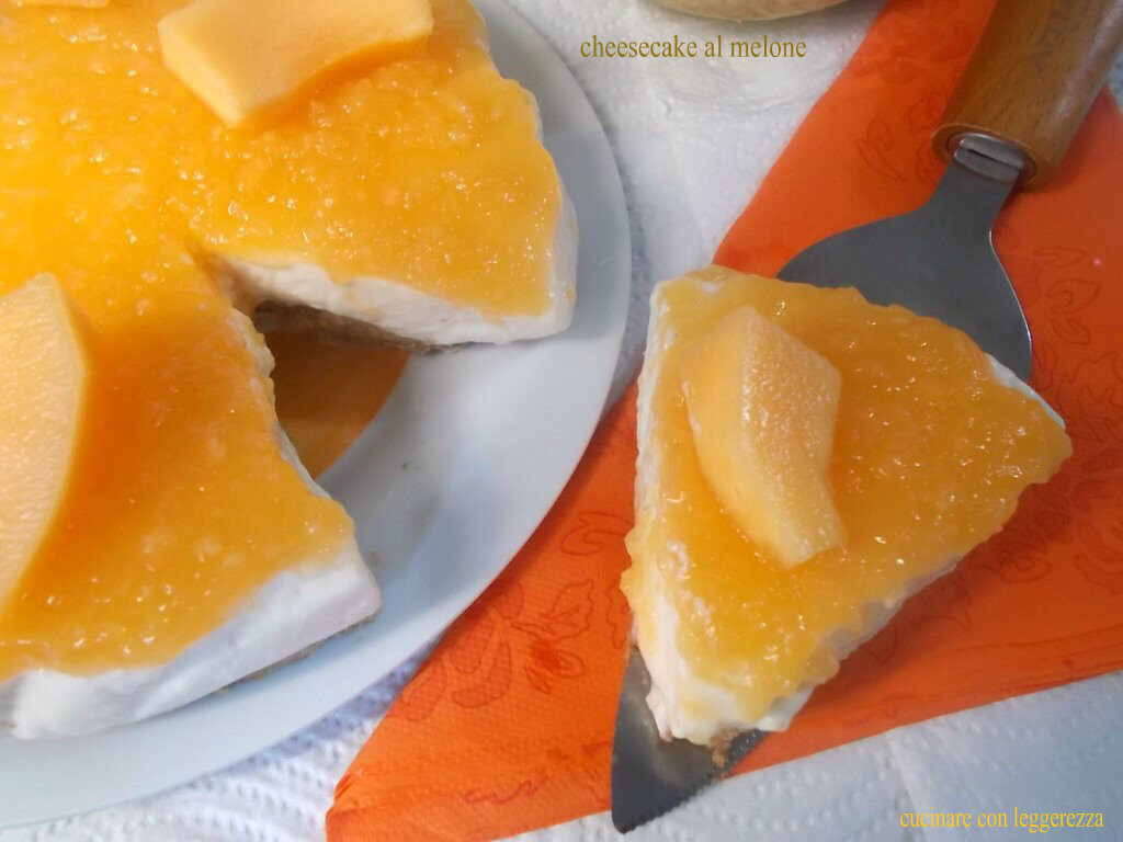 Cheesecake al melone