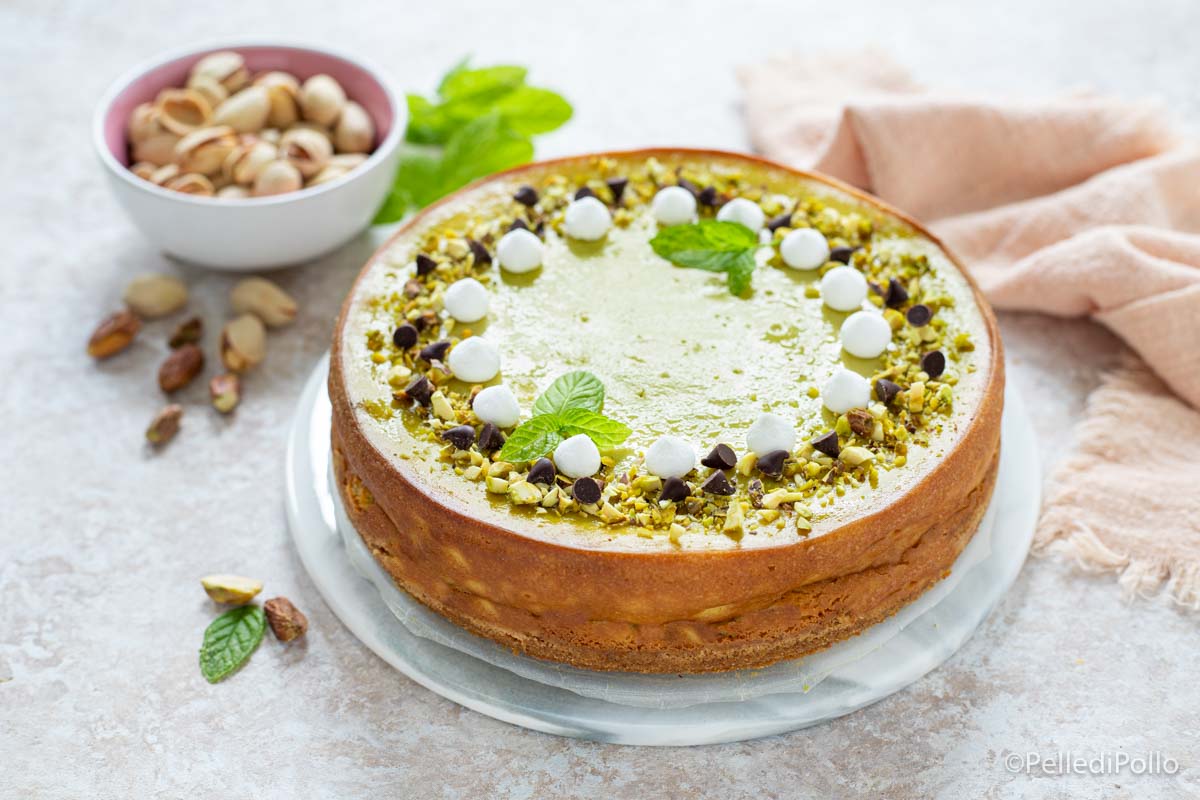 Cheesecake al pistacchio