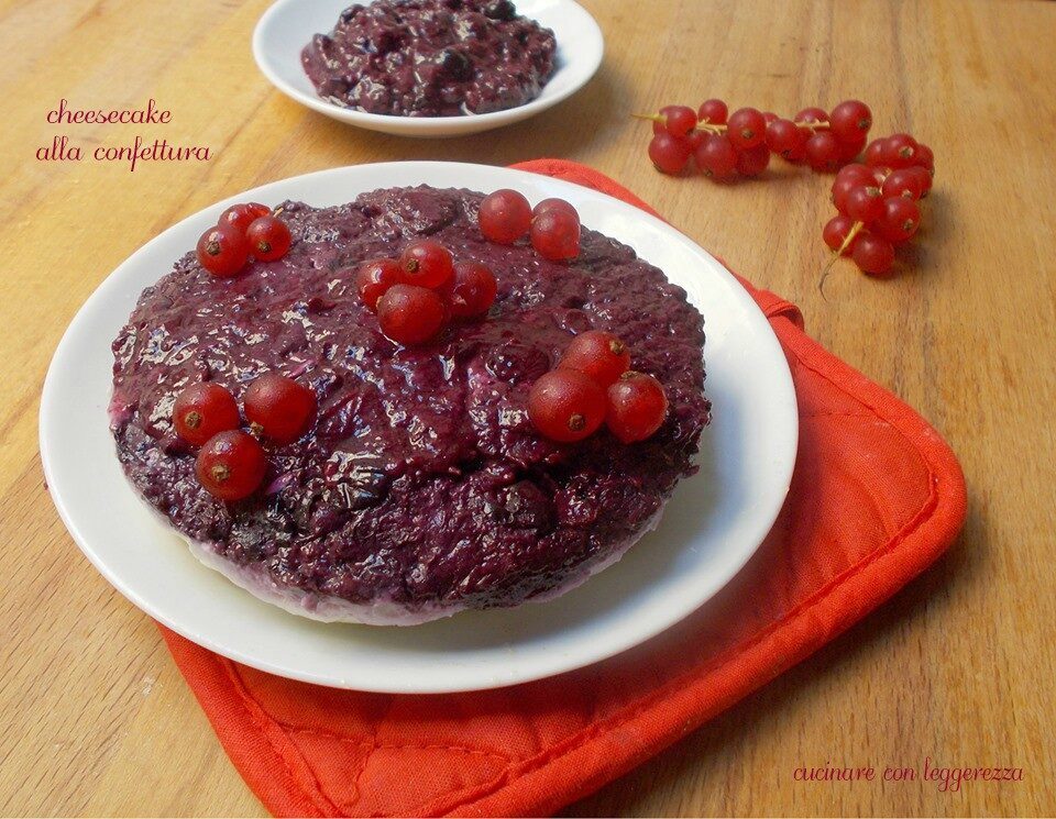 Cheesecake alla confettura