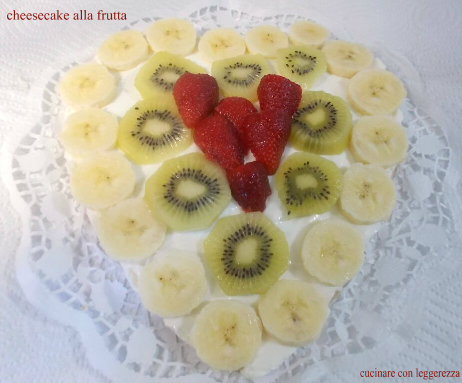 Cheesecake alla frutta