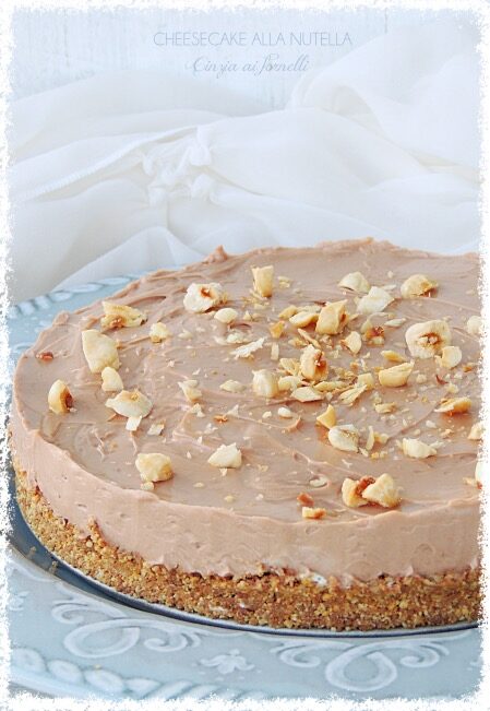 Cheesecake alla nutella col Bimby