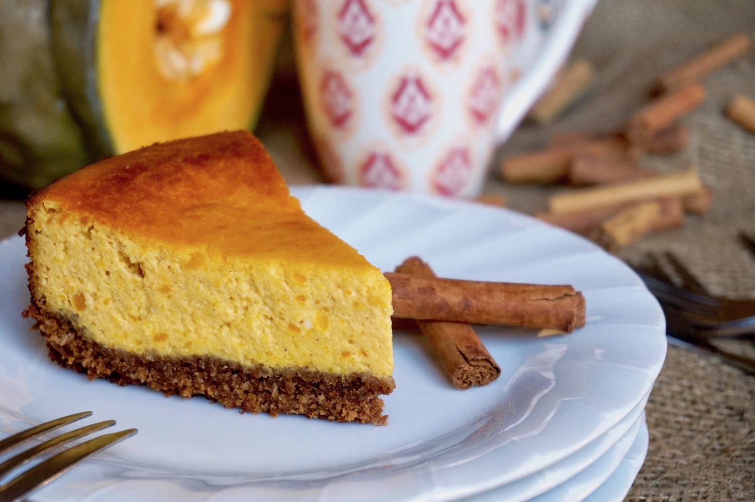 Cheesecake alla Zucca