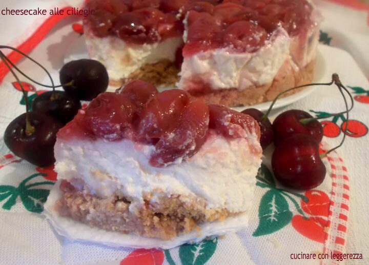 Cheesecake alle ciliegie