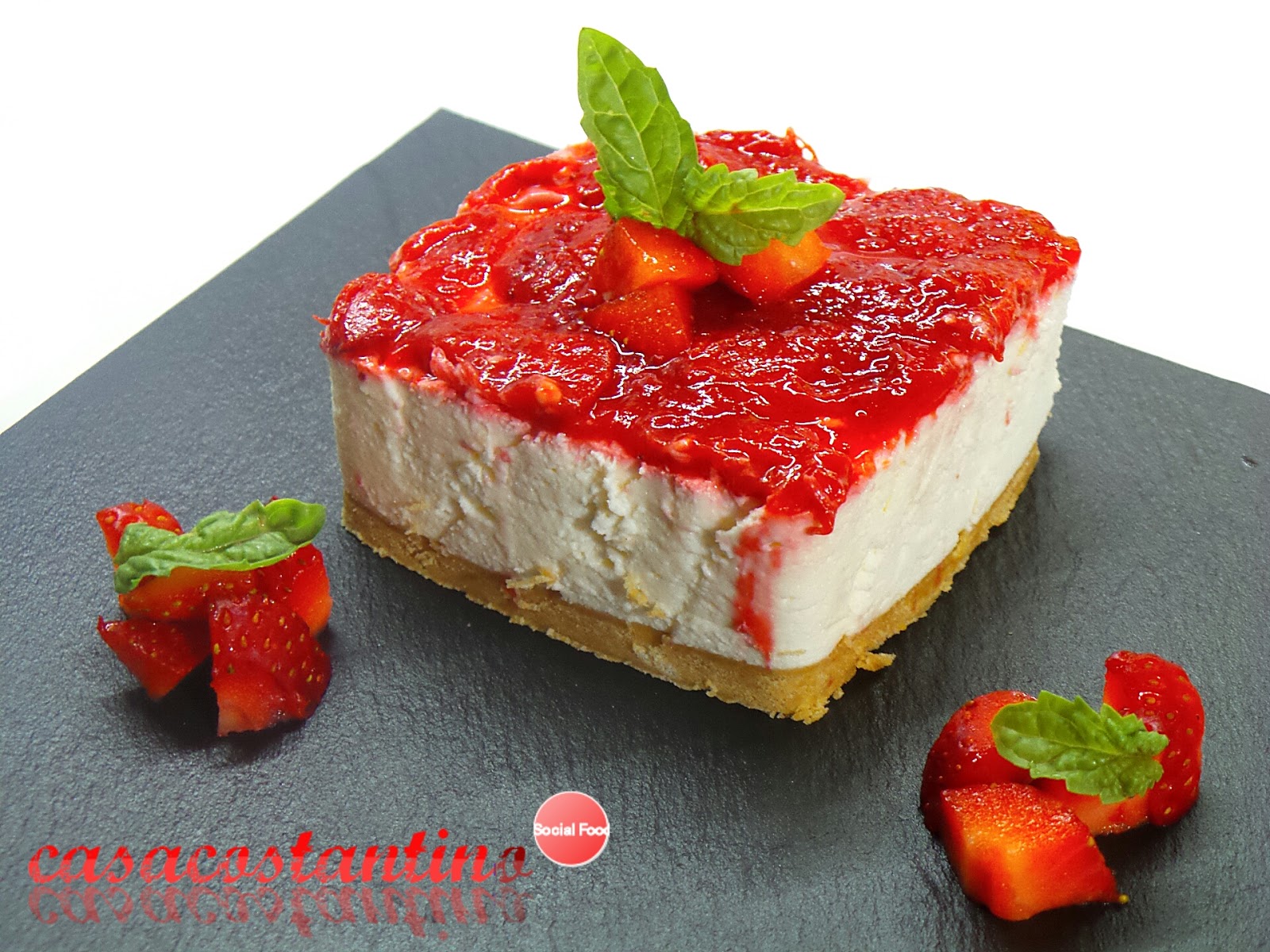 Cheesecake alle fragole