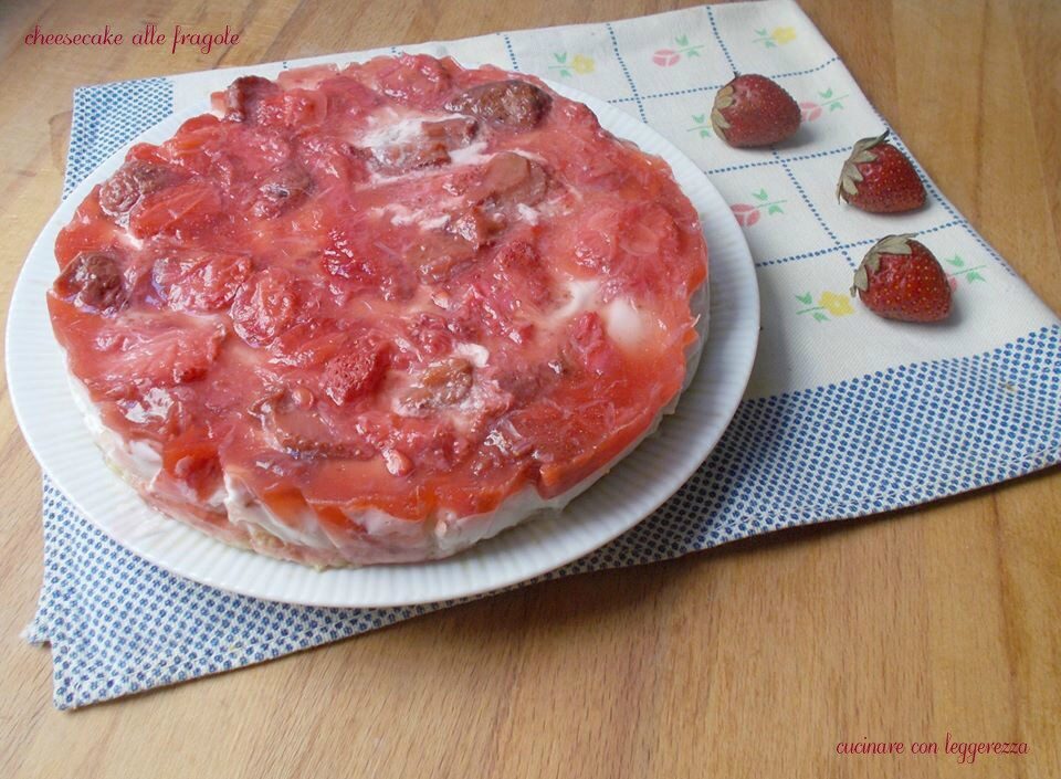 Cheesecake alle fragole