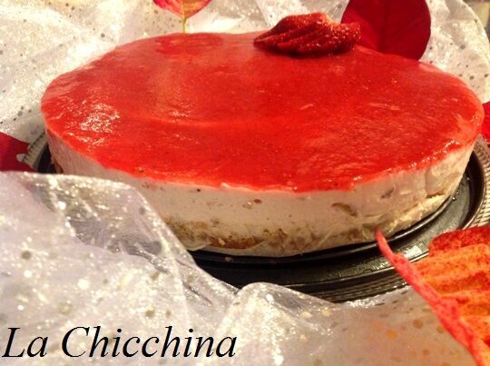 Cheesecake alle fragole (senza cottura)