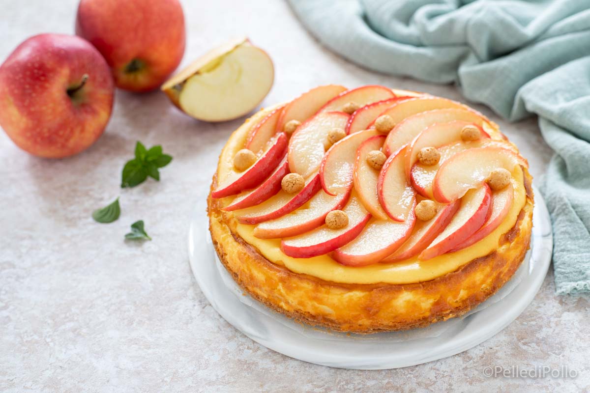 Cheesecake alle mele