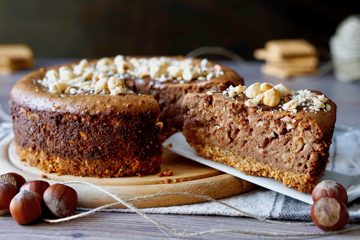 Cheesecake alle nocciole