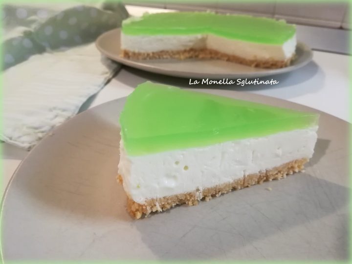 Cheesecake allo yogurt ,cocco e lime