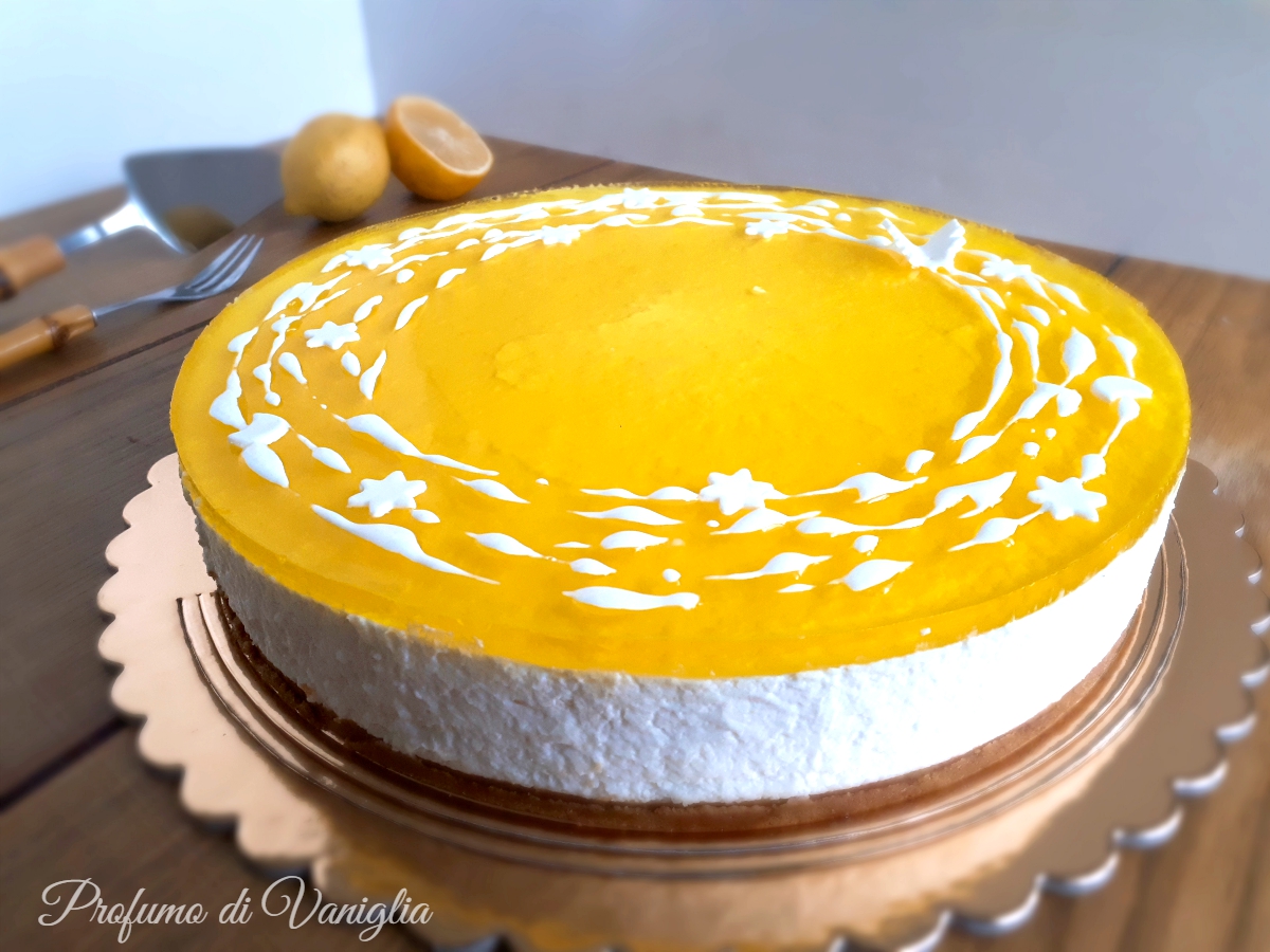 Cheesecake allo yogurt e limone