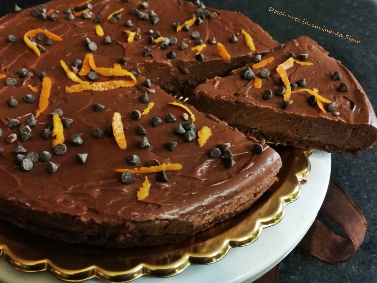 Cheesecake cioccoarancio