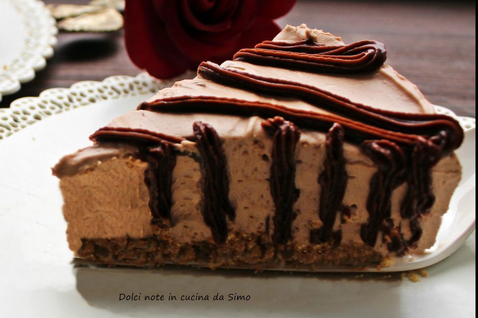 Cheesecake con cioccolato al latte