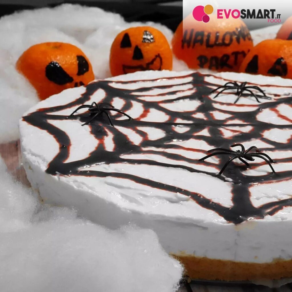 Cheesecake di halloween con ragnatela (ricetta bimby)