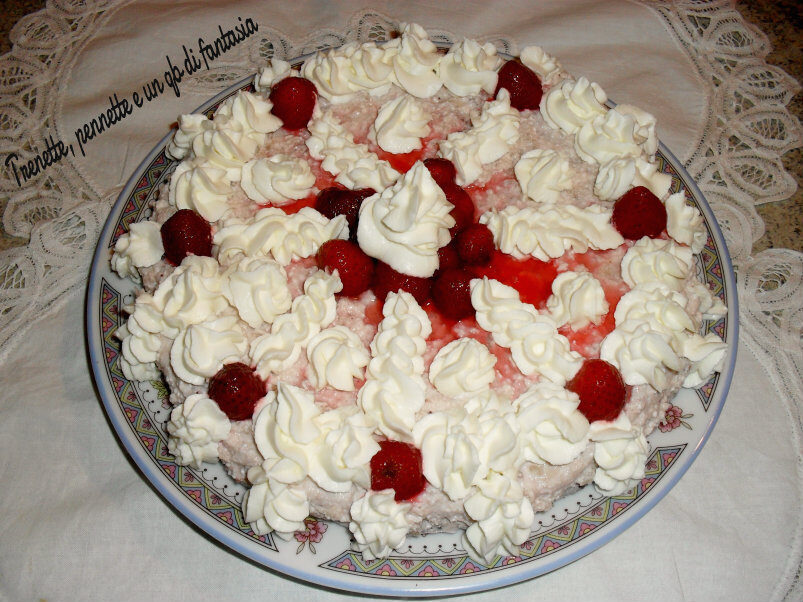 Cheesecake di ricotta e fragole