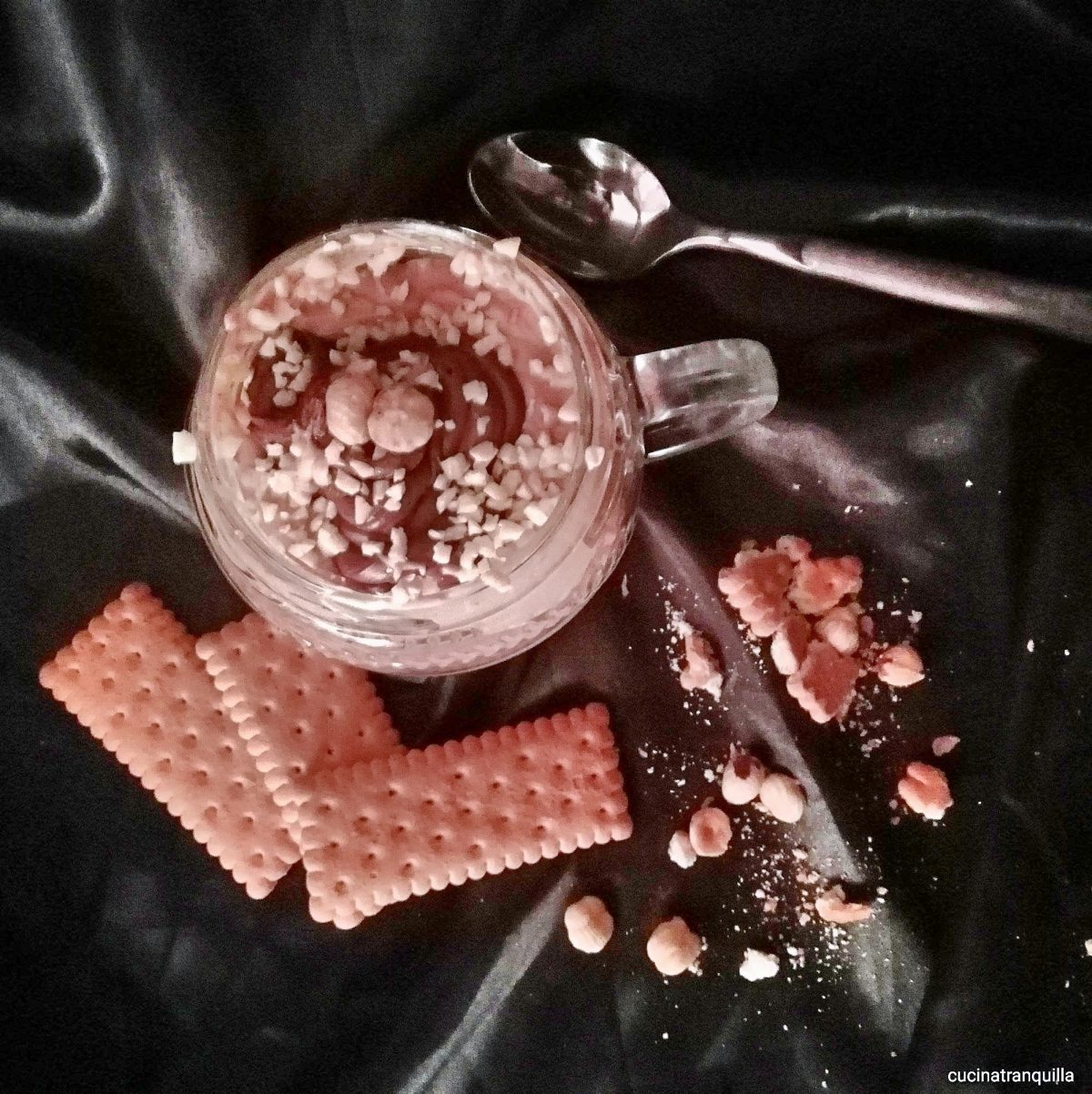 Cheesecake in tazza