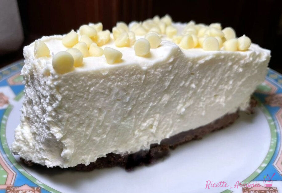 Cheesecake mascarpone e cioccolato bianco