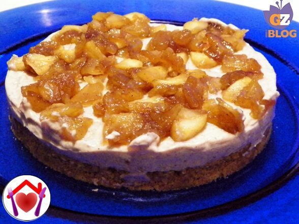 Cheesecake mela e cannella