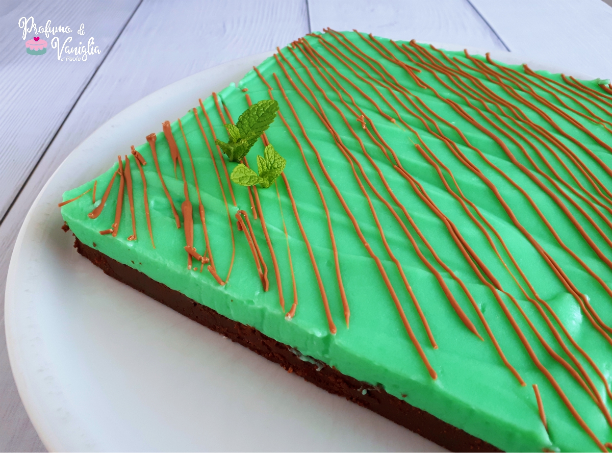 Cheesecake menta e cioccolato