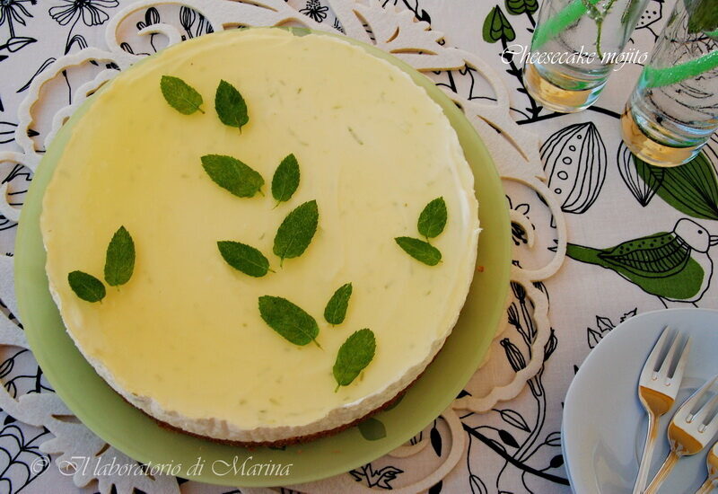 Cheesecake mojito