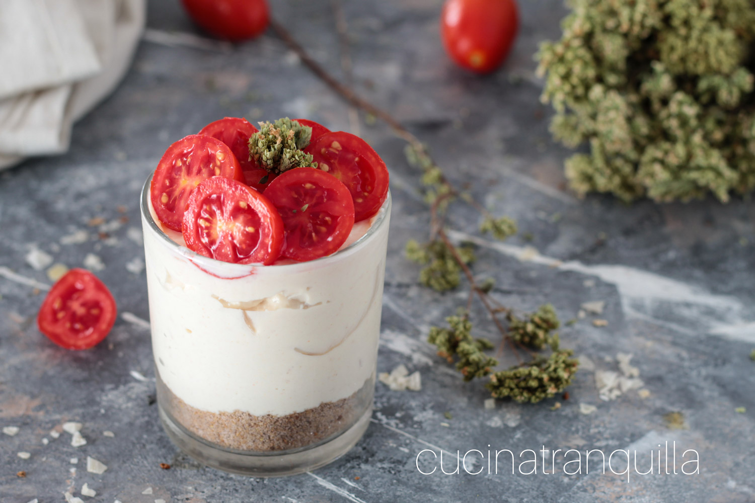 Cheesecake monoporzione con ricotta
