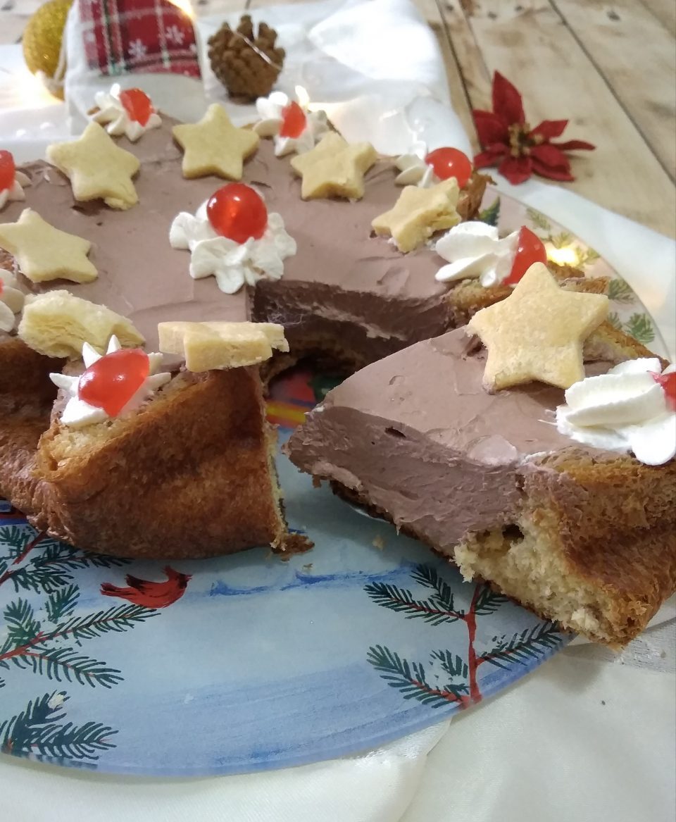 Cheesecake nel pandoro