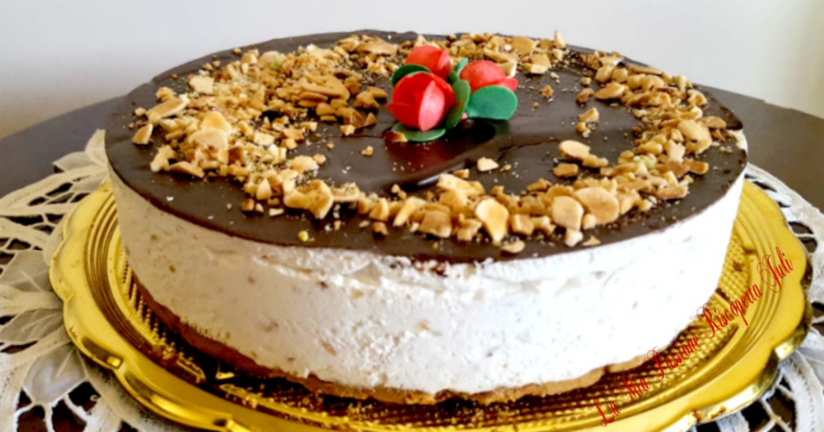Cheesecake parfait di mandorle