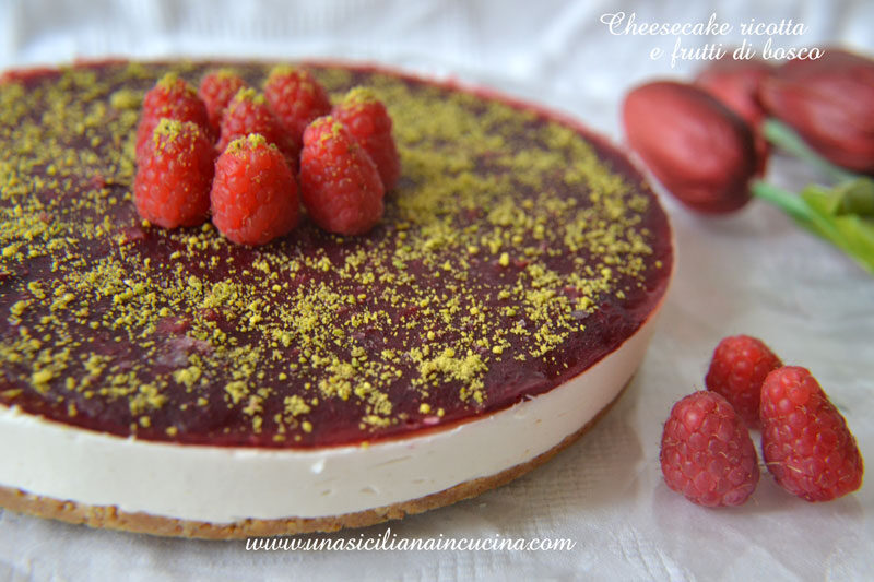 Cheesecake ricotta e frutti di bosco