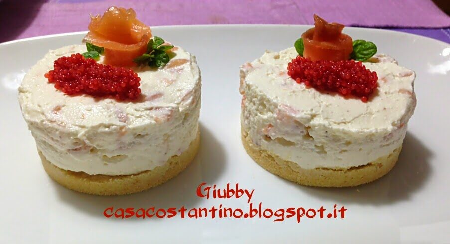 Cheesecake salato al salmone