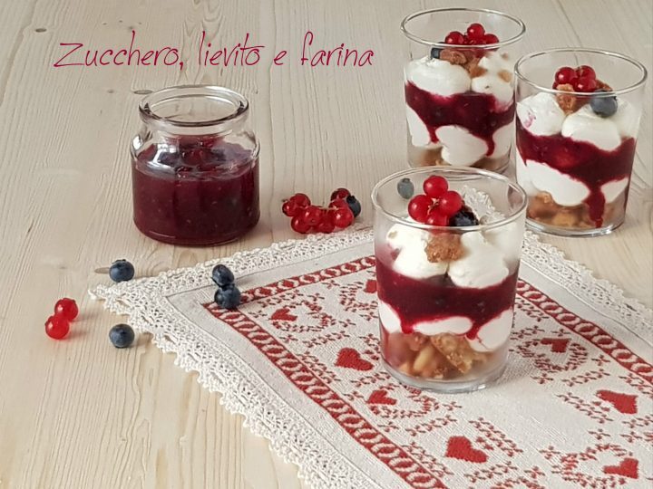 Cheesecake scomposta senza zucchero