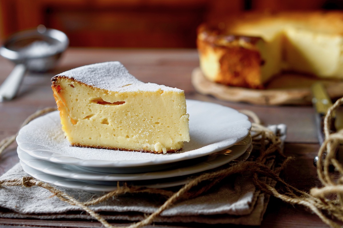Cheesecake senza base