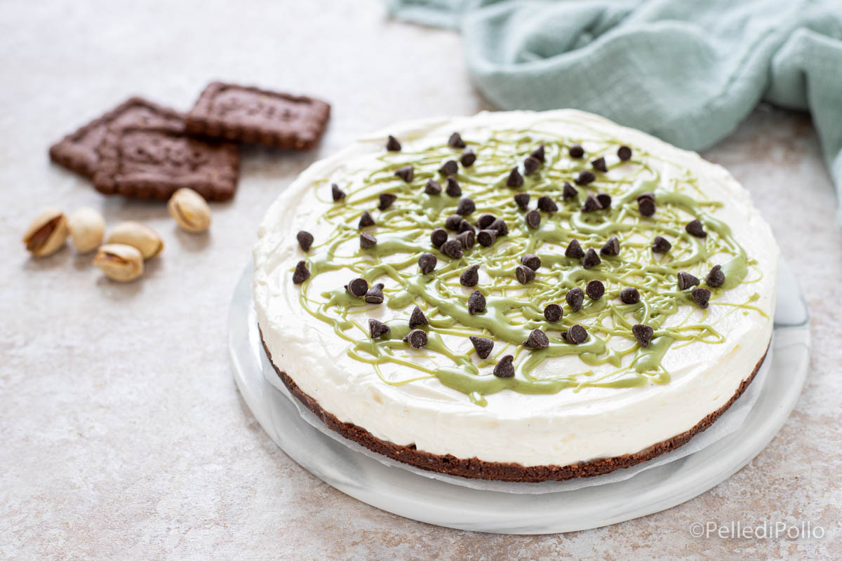Cheesecake senza panna e senza gelatina