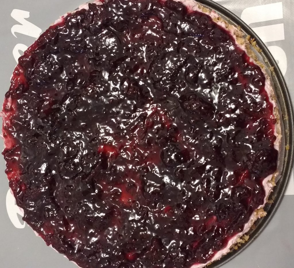Cheesecake stracciatella e amarene