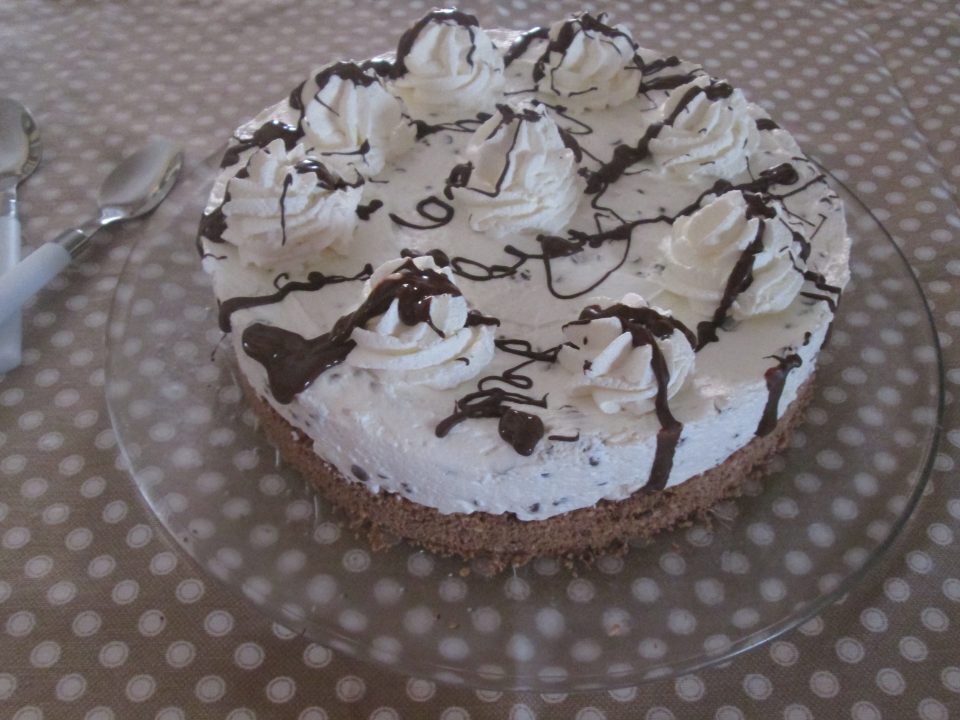 Cheesecake stracciatella