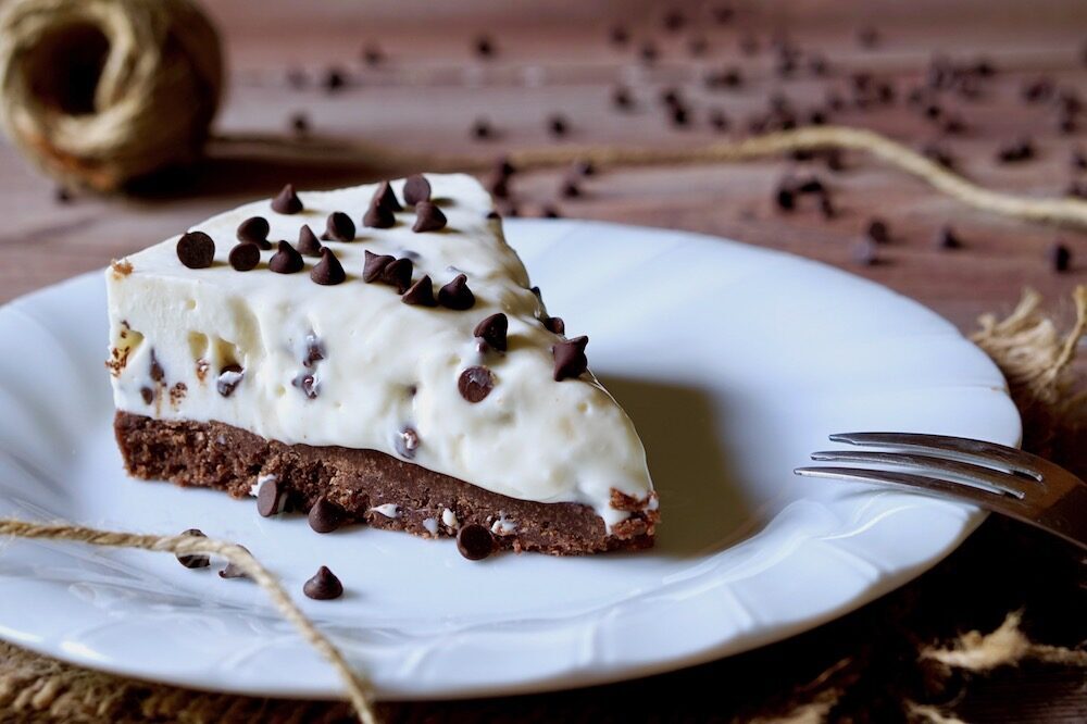 Cheesecake stracciatella senza cottura