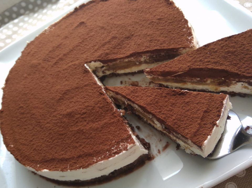 Cheesecake tiramis senza uova