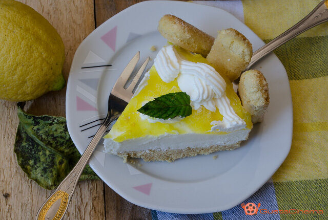 Cheesecake tiramisu al limone â ricetta senza cottura